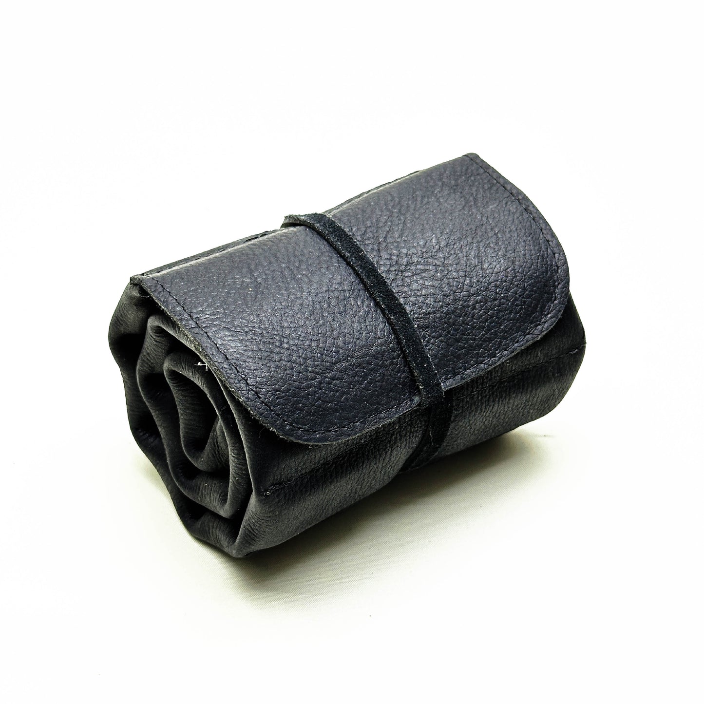 Juego Dominó Cuero Negro