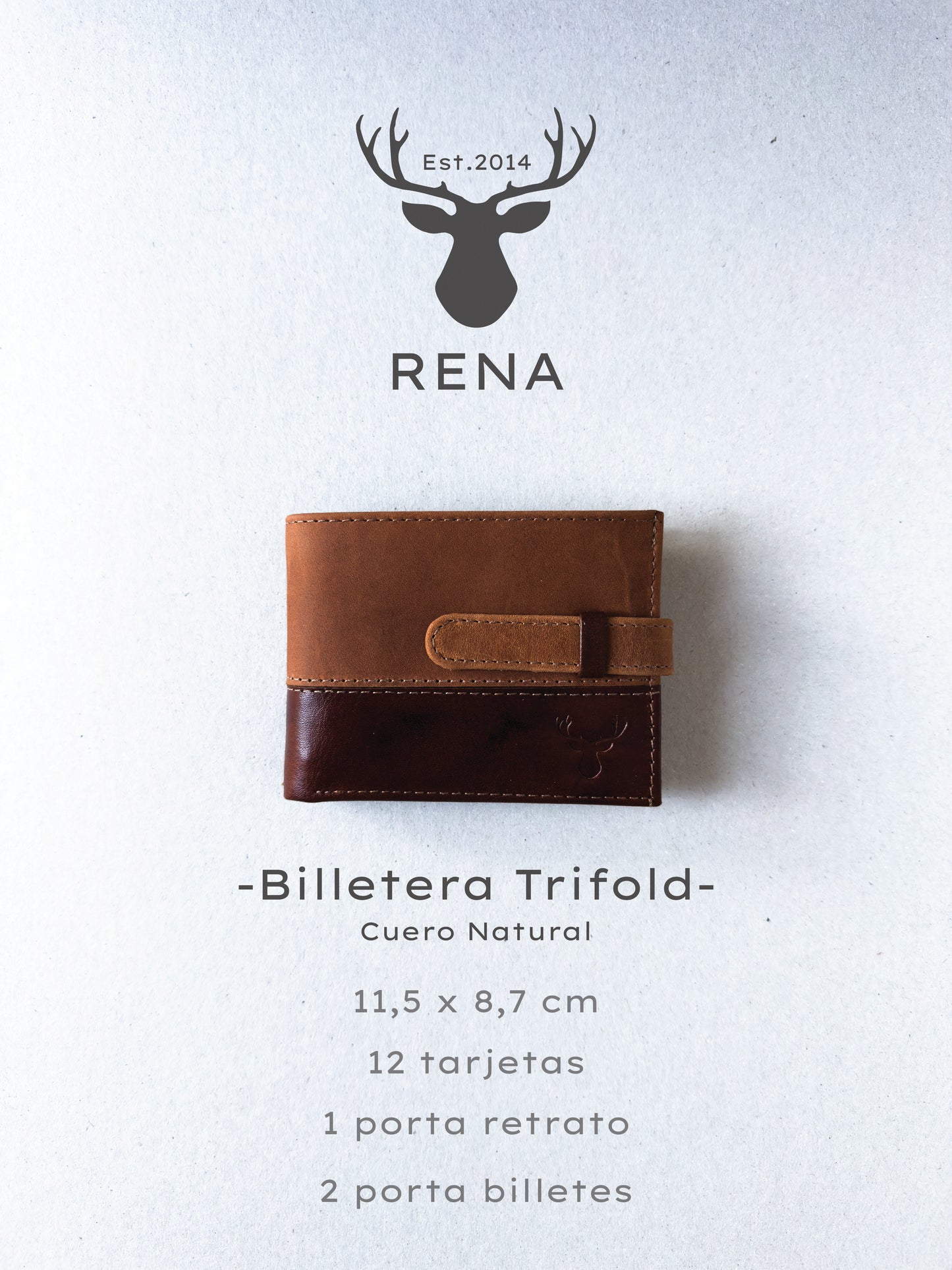 Billetera Clásica Trifold