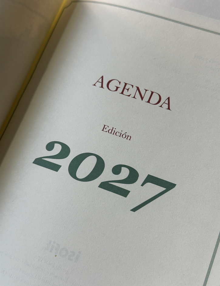 Agenda recargable 2027